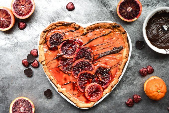 Easy Chocolate Drizzled Blood Orange Cream Tart (7).jpg