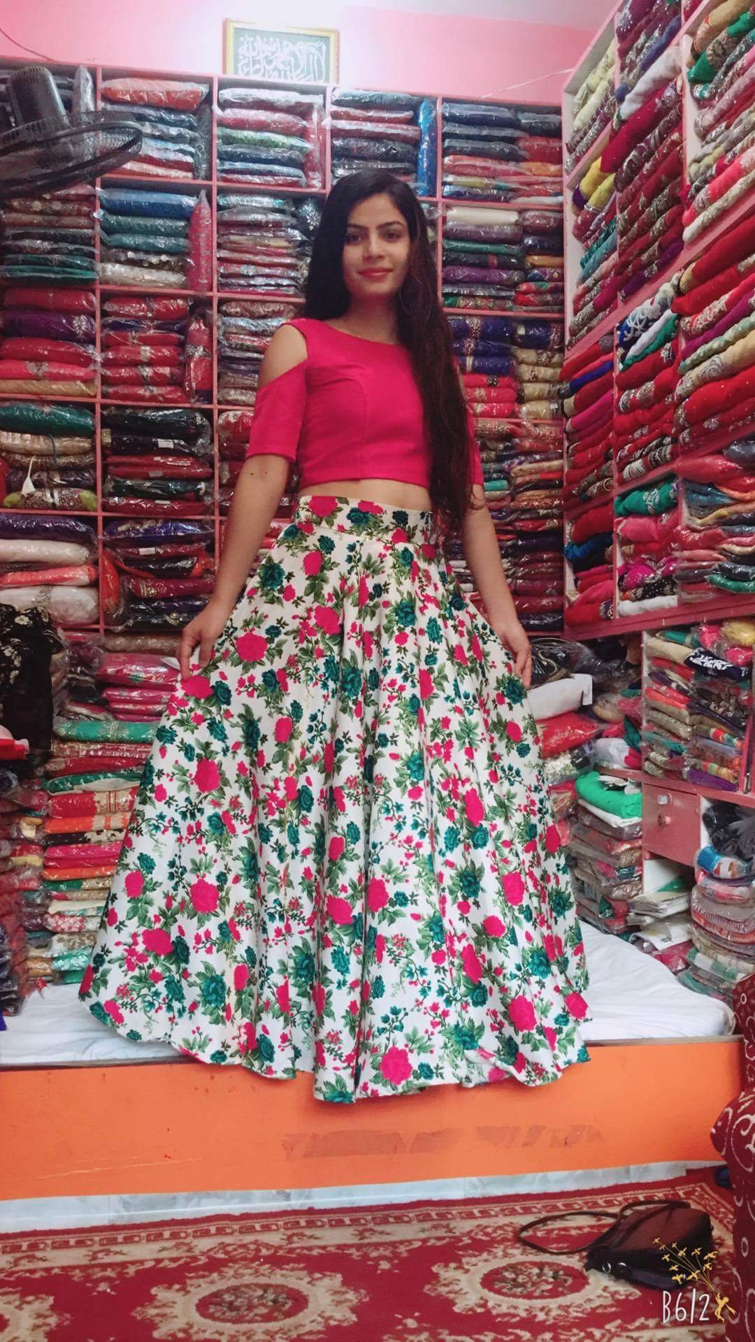 full skirt and top dress