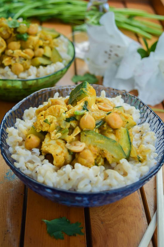 Thai Pumpkin Chicken Curry with Coconut Ginger Brown Rice5.jpg