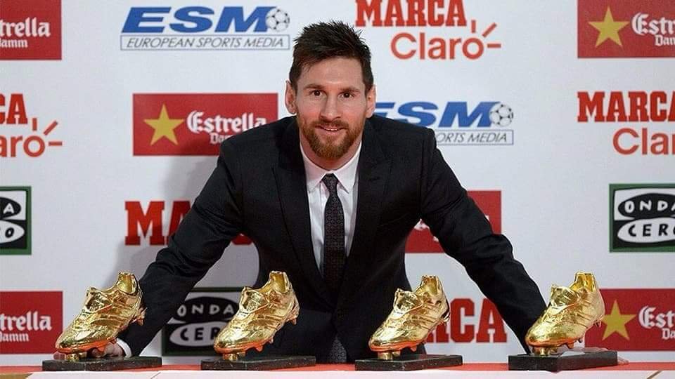 golden boots of messi