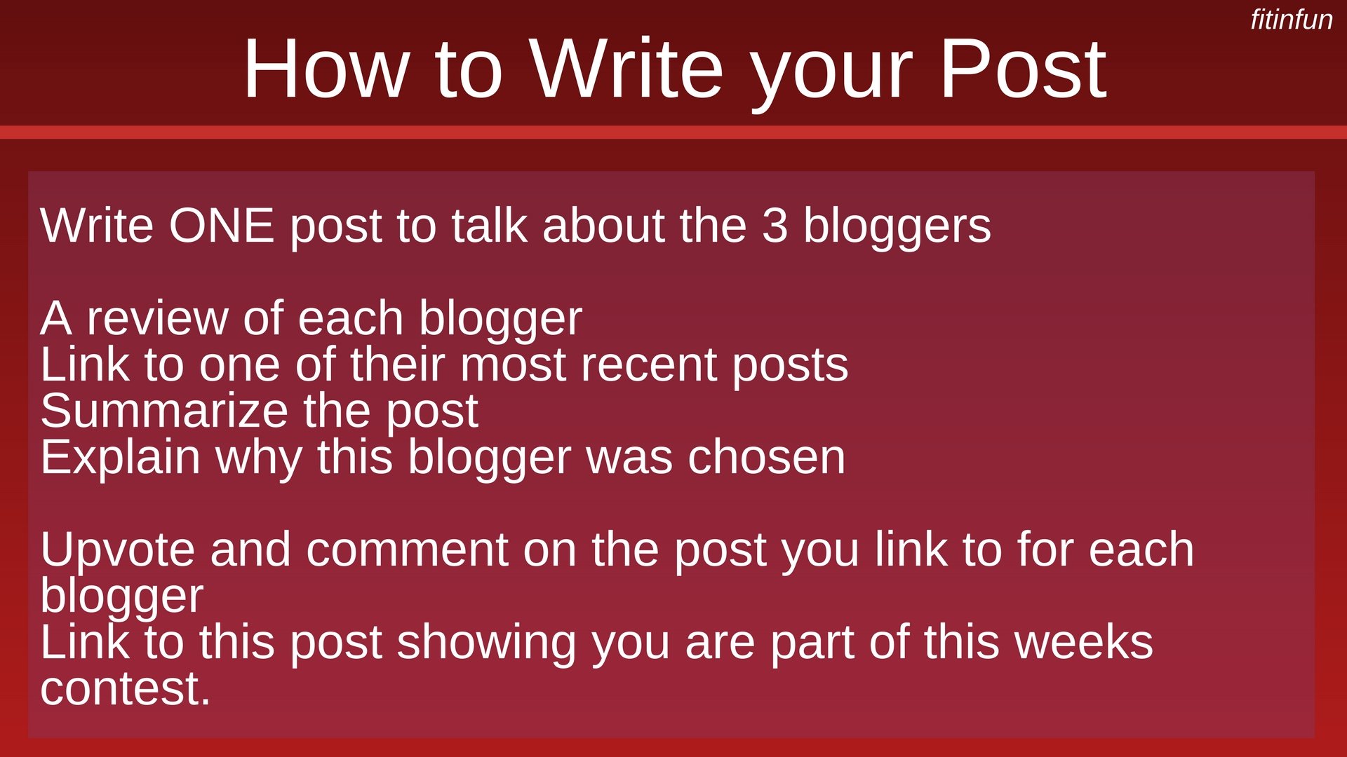 Pay It Forward Contest How to Write your Post by fitinfun.jpg