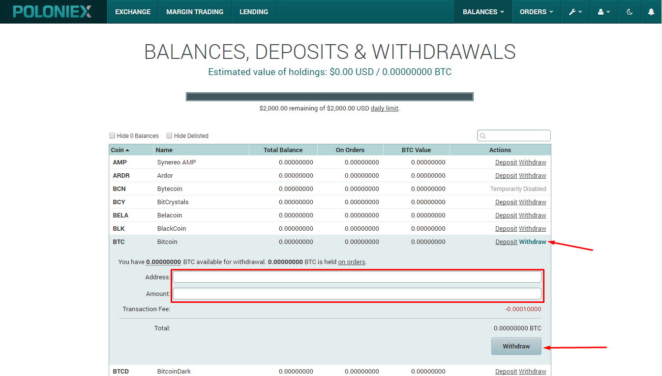 How To Purchase Bitcoins Bitcoin Core Poloniex Fee For Withdraw!   ing - 