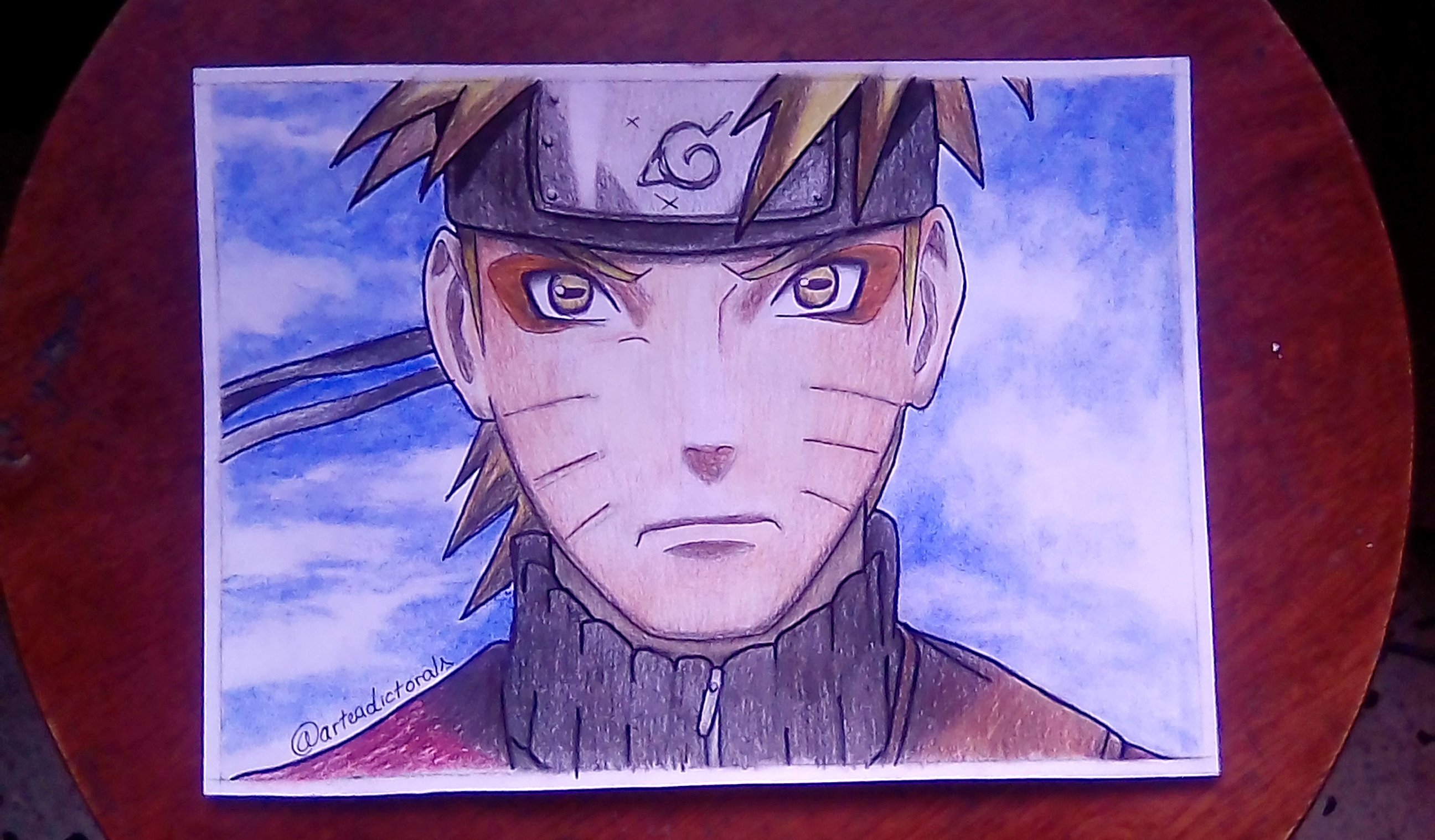 Drawing To Naruto Uzumaki Sage Mode Steemkr