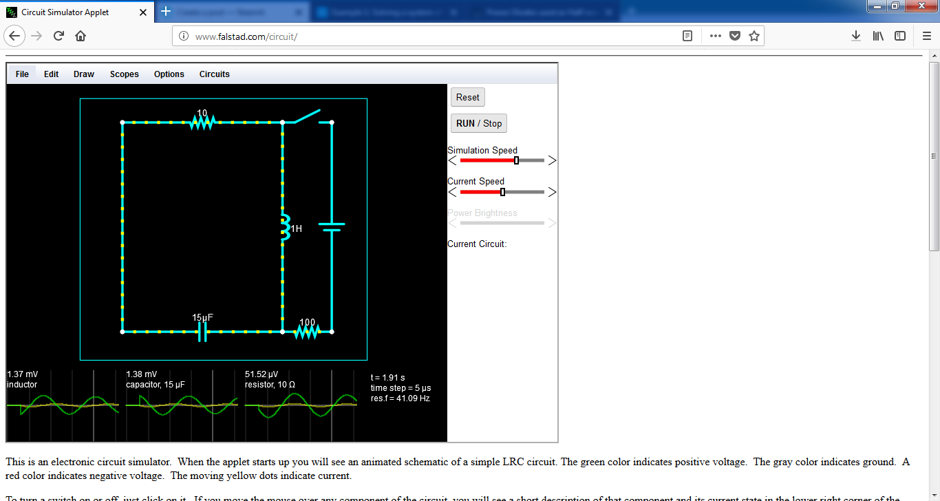 half wave rectifier circuit using circuit simulator apllet parallel plate capacitor lab switched capacitor resistor