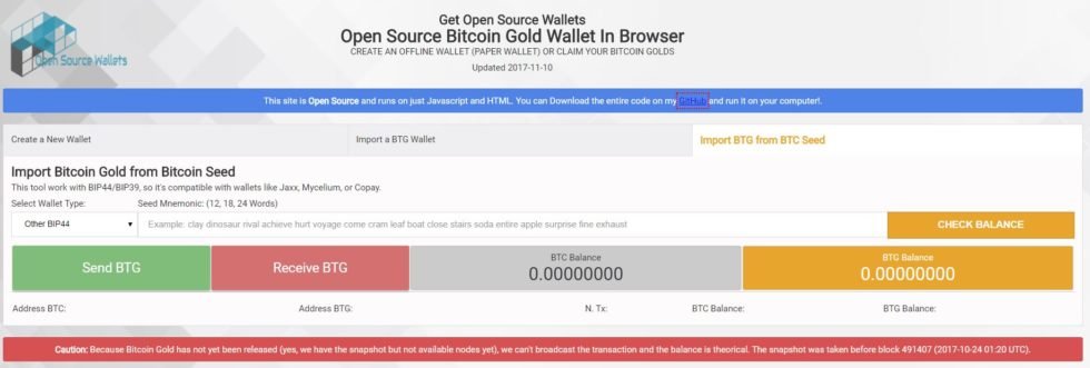 Recovering Bitcoin Gold From A Paper Wallet Ether To Litecoin Dr - 