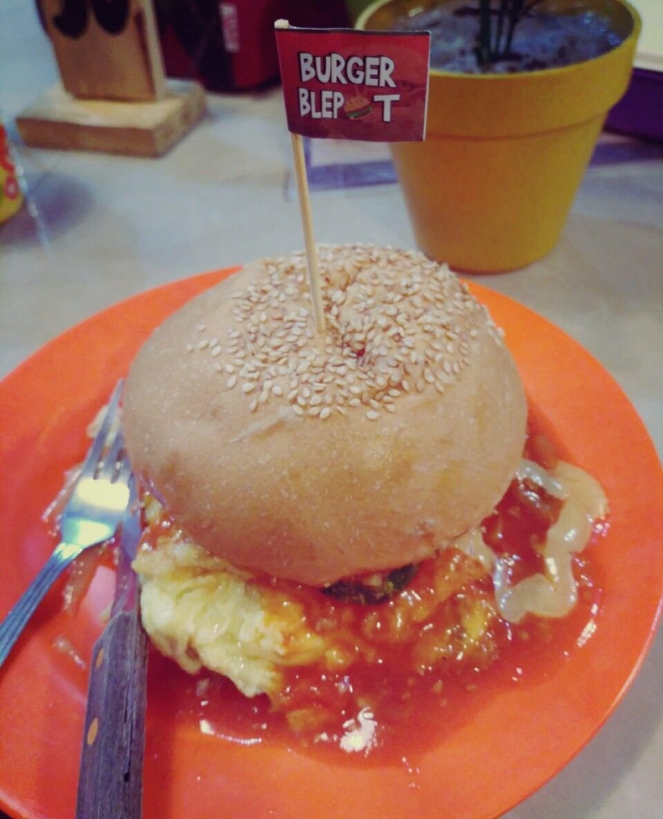 My Yummy 1 Blepot Burger English Indonesia Steemkr