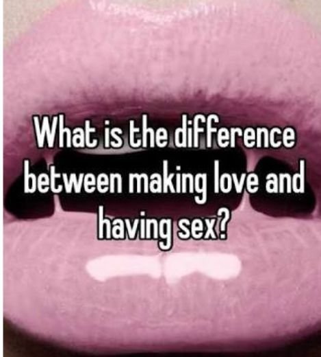 And sex difference between love What’s the