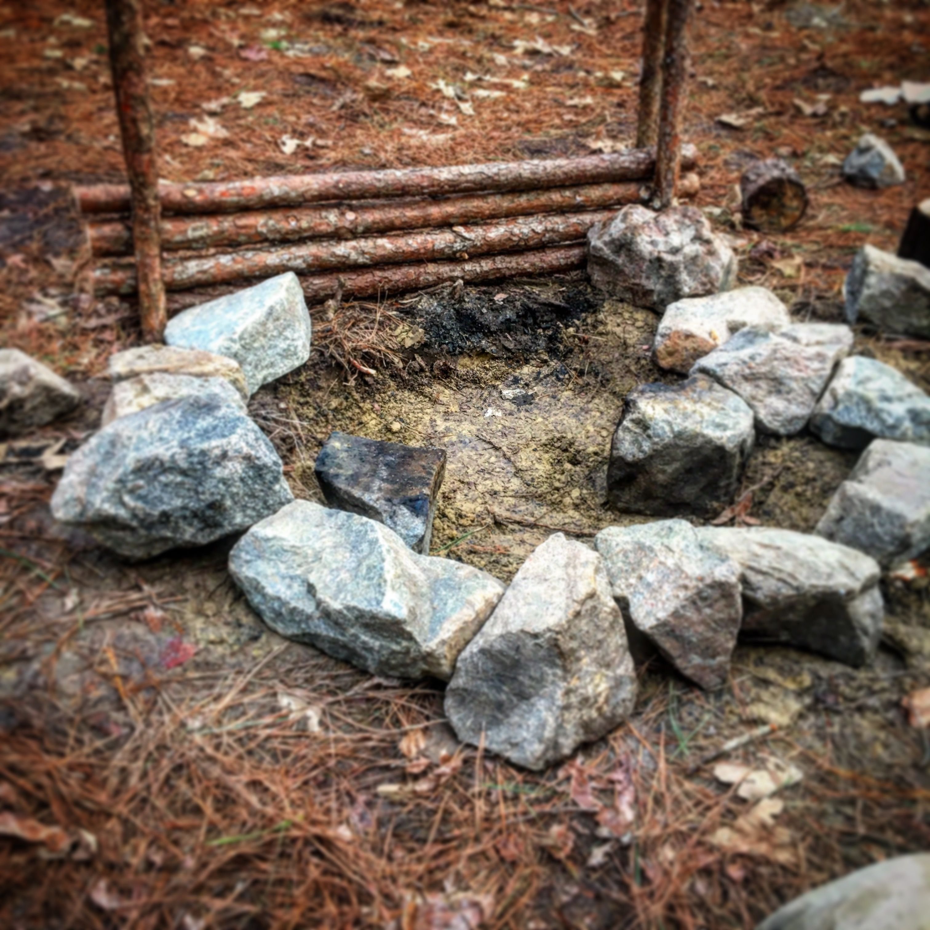 Bushcraft Fire Pit Rebuild