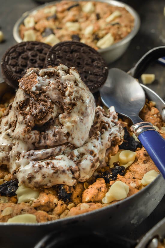 Deep Dish Oreo White Chocolate Oatmeal Skillet Cookies.jpg