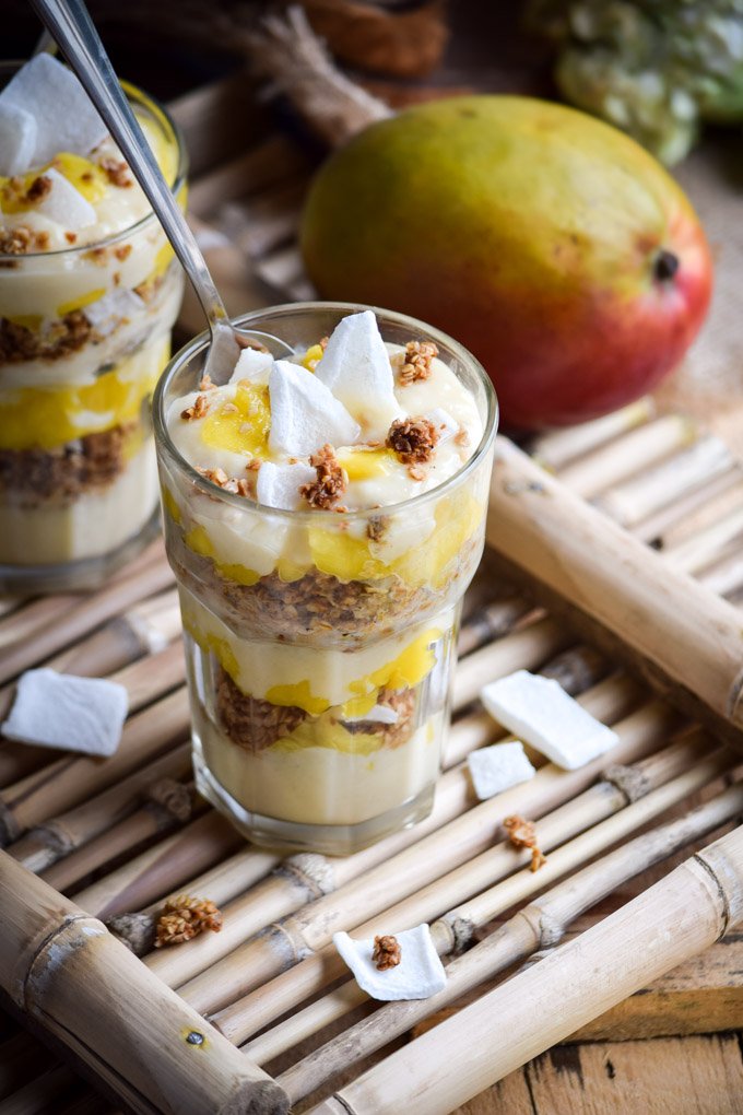 Mango & Young Dried Coconut Granola Breakfast Parfaits (Vegan)..jpg