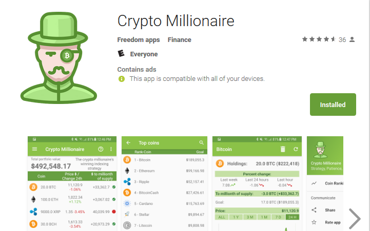 crypto millionaire calculator