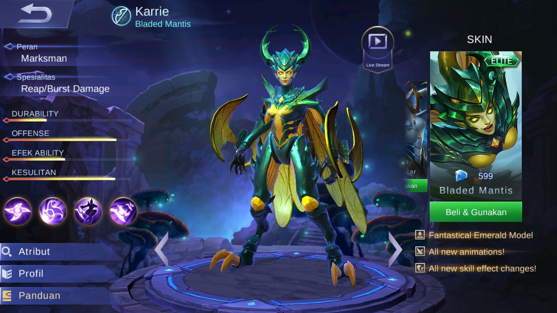 MOBA GAME MOBILE LEGENDS Hero Karrie Review Tips And Trix And