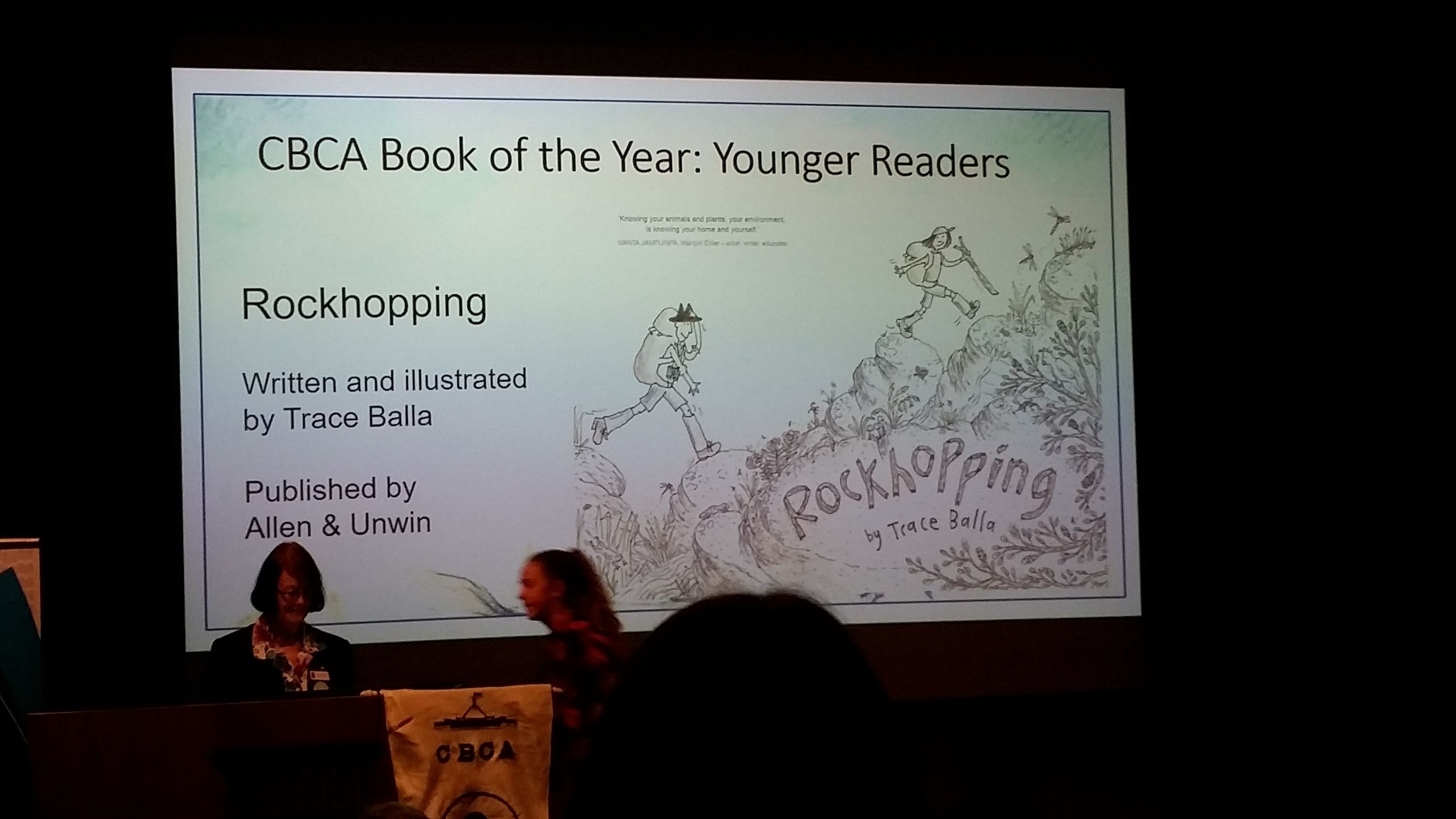 Attending the 2017 Children's Book Council of Australia Book of the