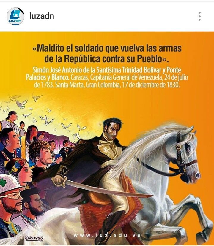 24 De Julio Natalicio De El Libertador Simon Bolivar