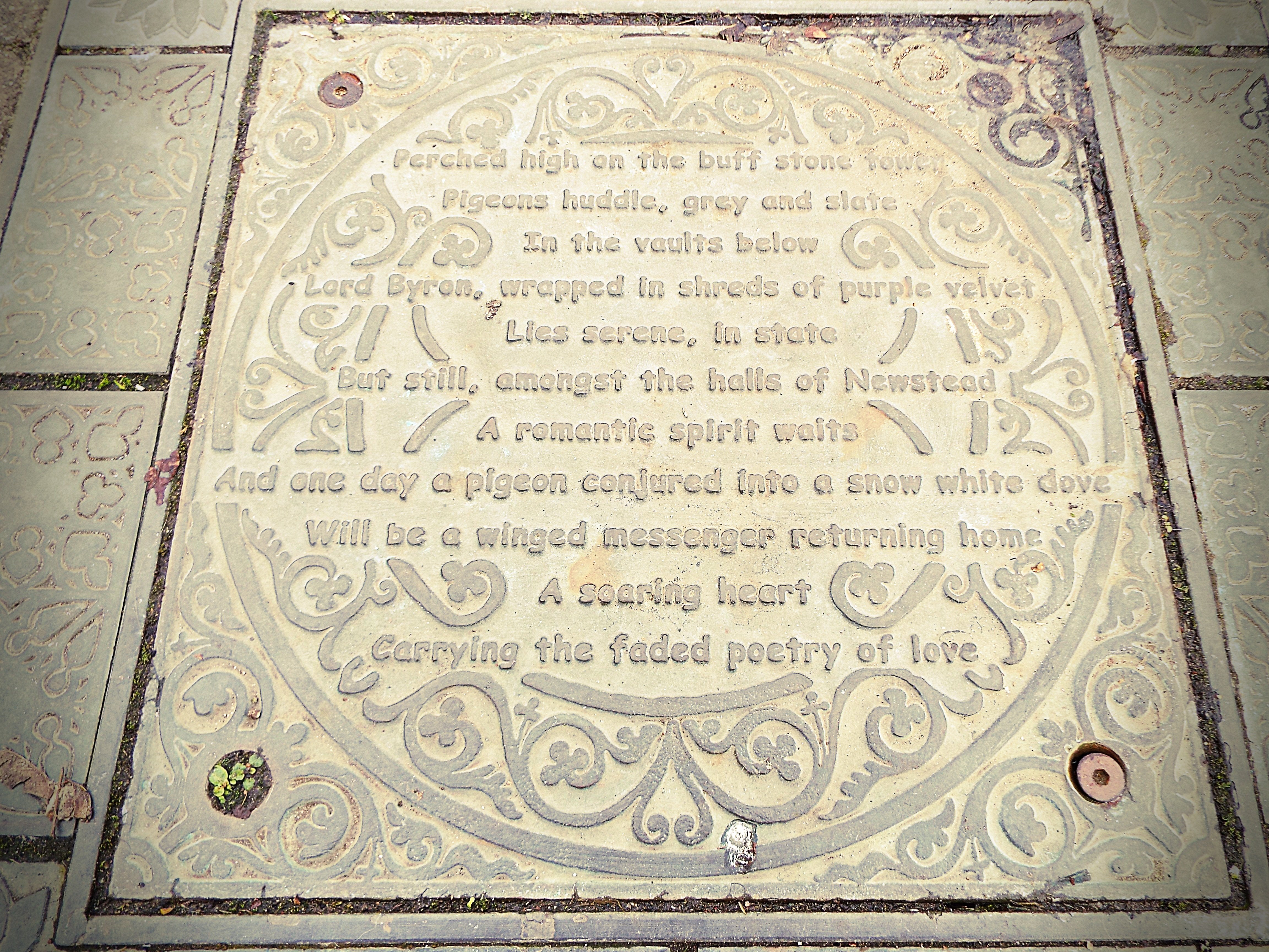 Lord Byron Resting Place close up.JPG