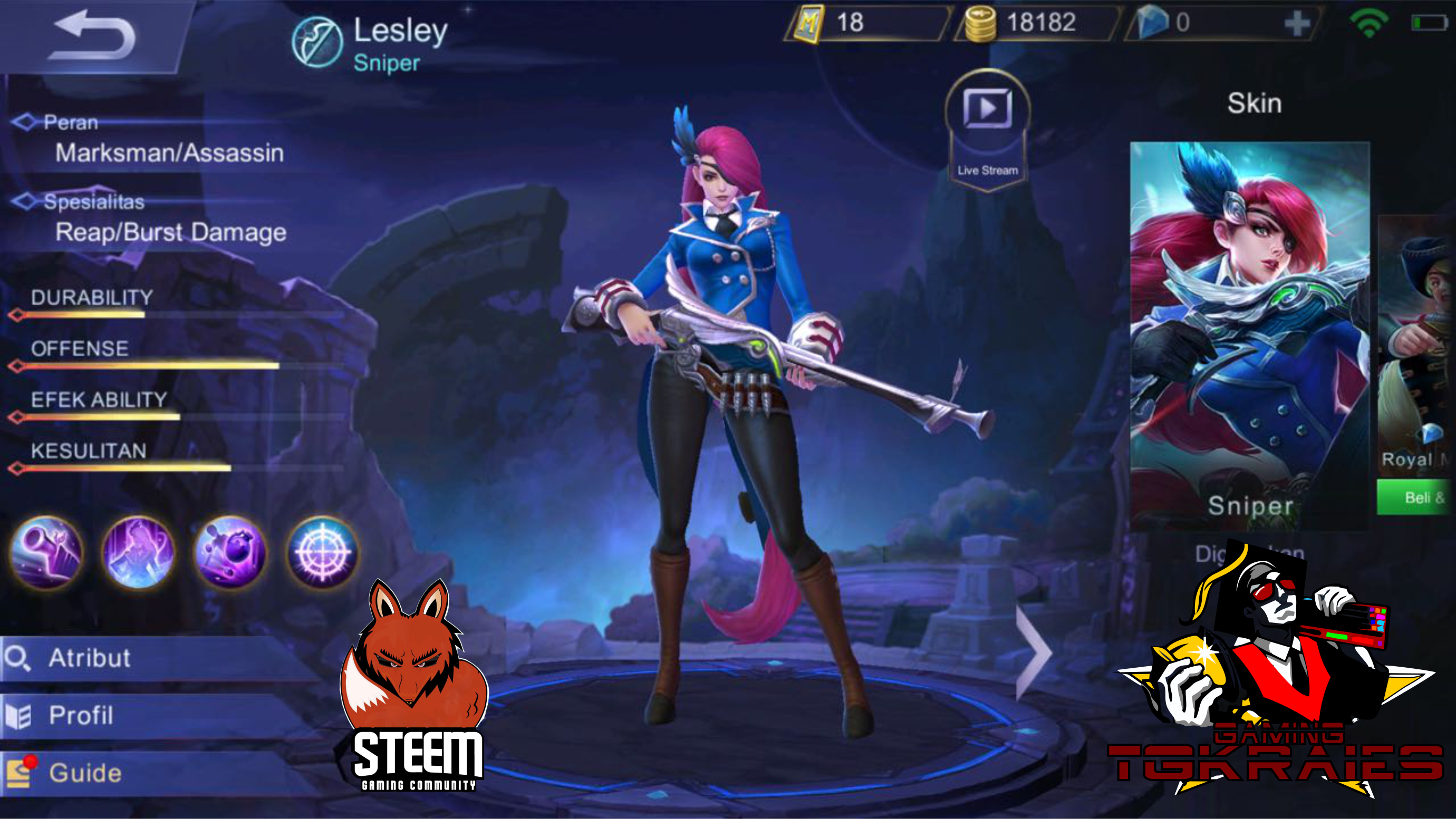 Game Review Lesley On Mobile Lagends Bang Bang On Ios Eng 3 Steemkr