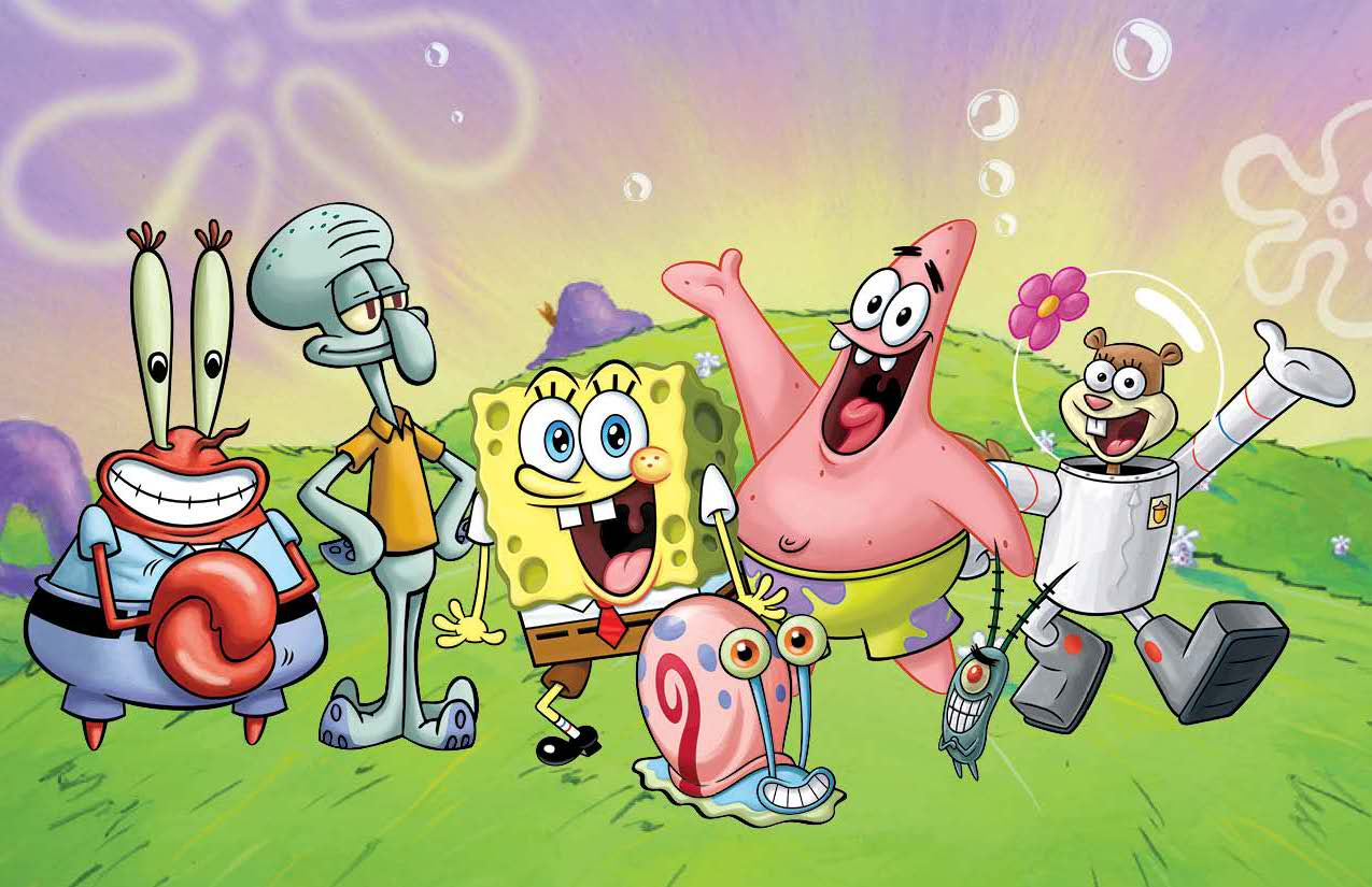 Hasil gambar untuk spongebob and his friends