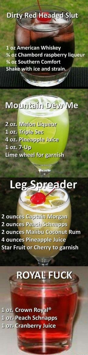 Funniest Cocktail Names Ever Found
