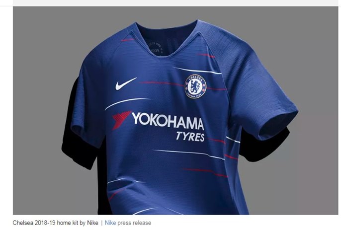 chelsea home kit 2018