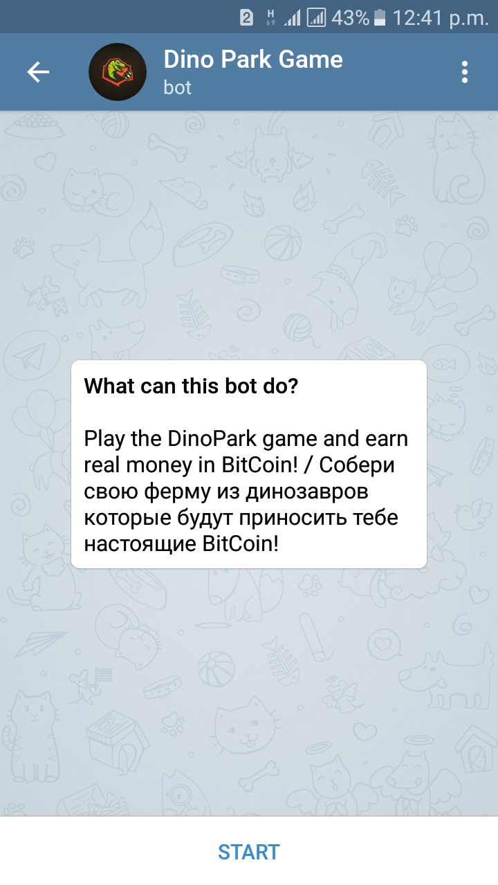 Dino Park Game The Telegram Bot Play Game To Earn Real Money - 