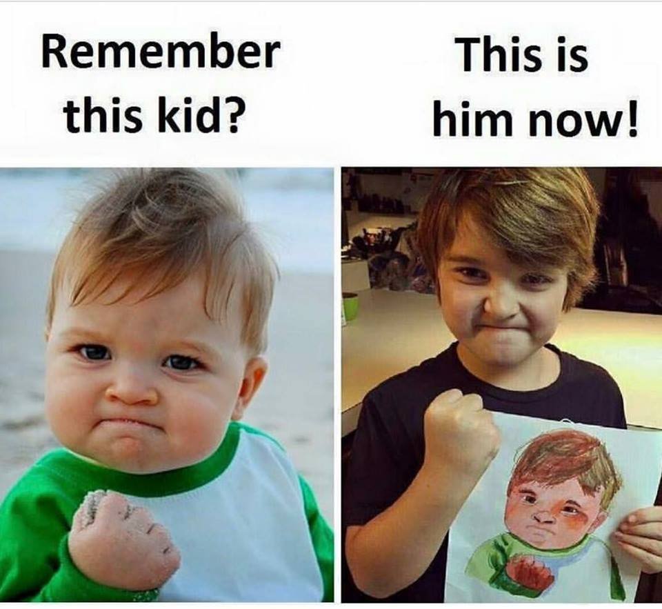 The Famous Meme Kid You Can Do It