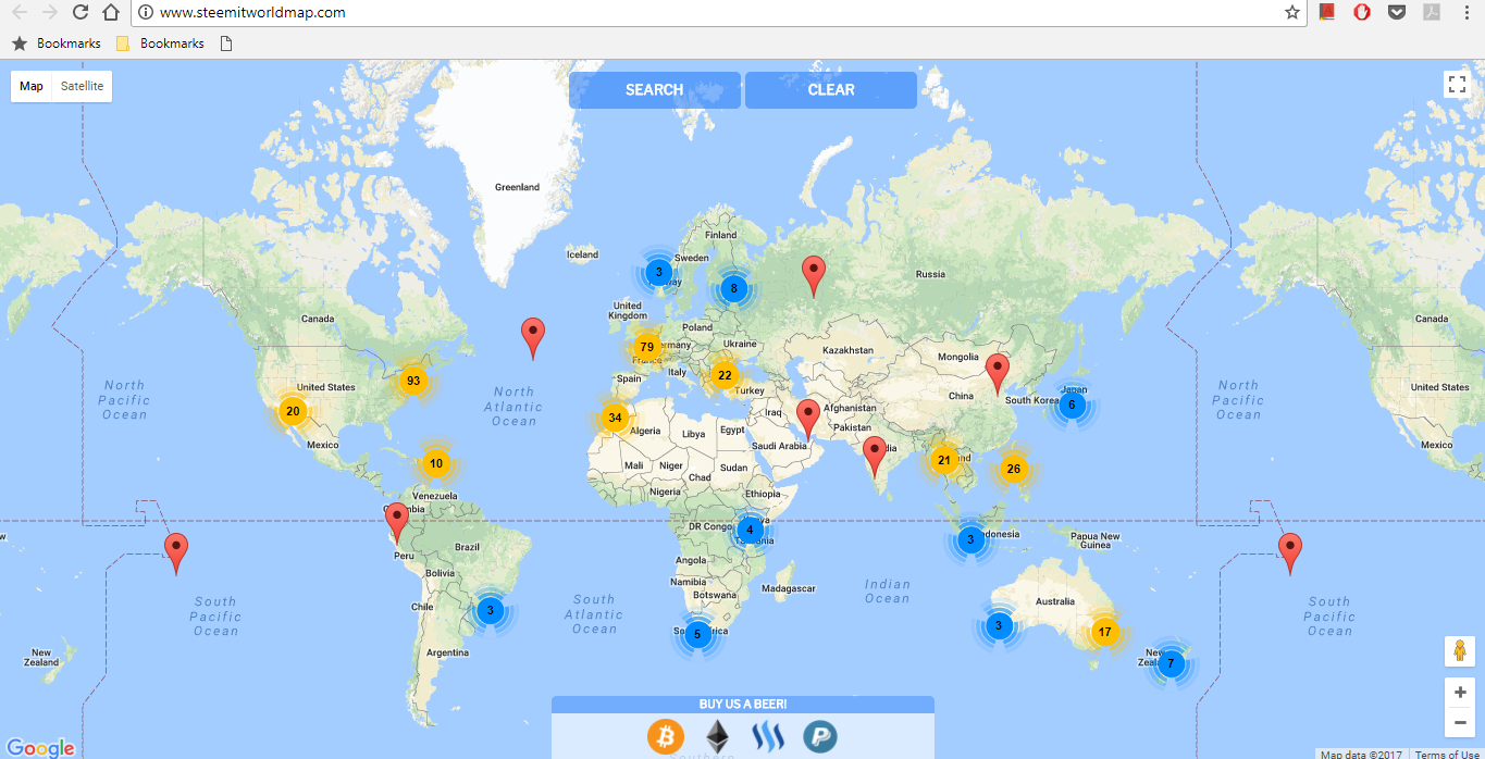 Steemit World Map