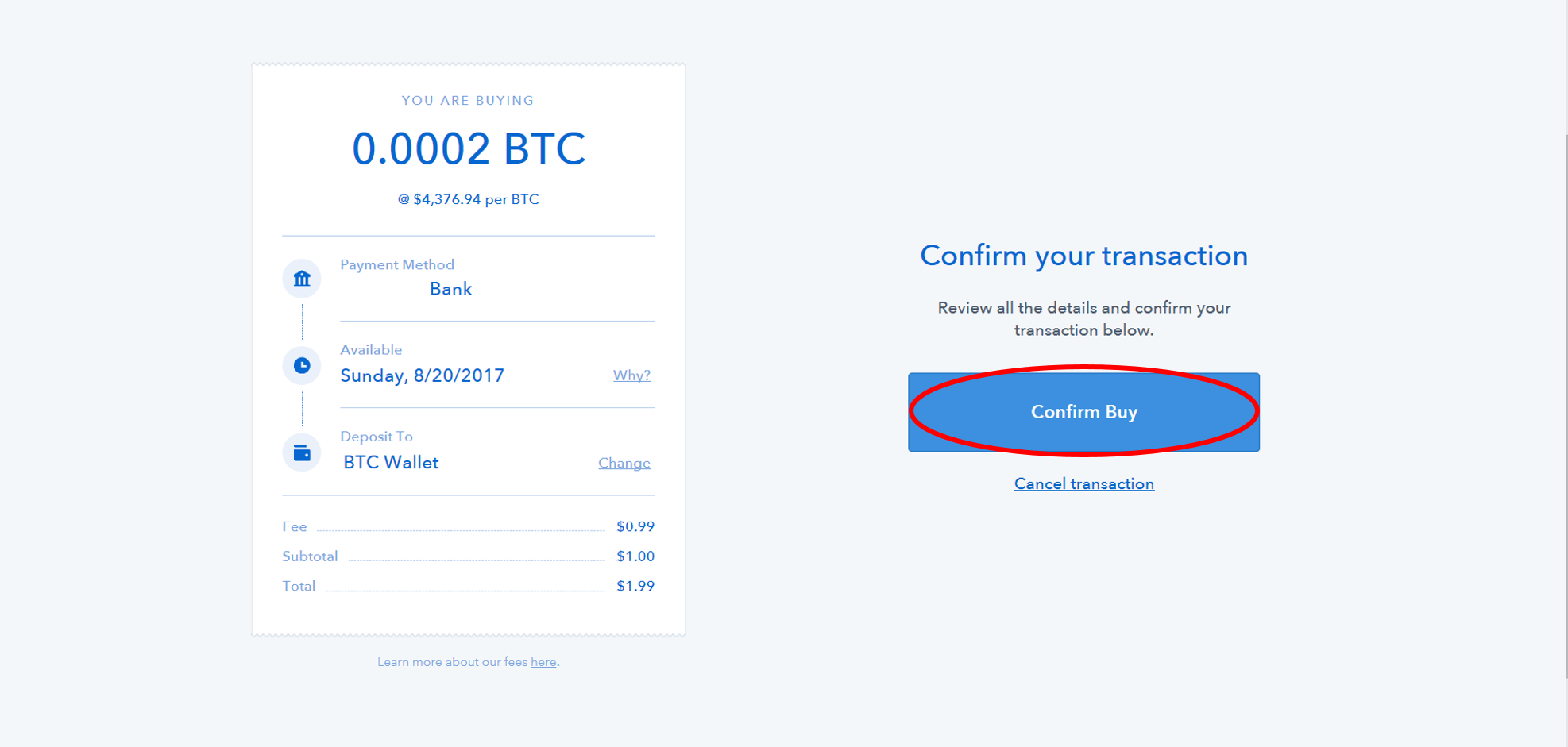 Bitcoin 0 Confirmations Coinbase Fees Details Meaning Of Bitcoin - 