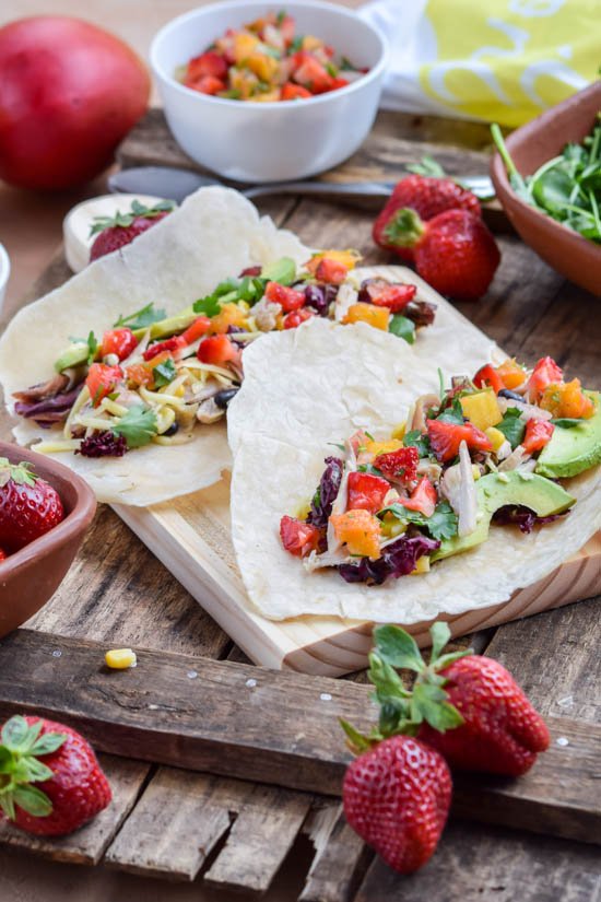 Shredded Chicken Tacos with Strawberry Mango Salsa2.jpg