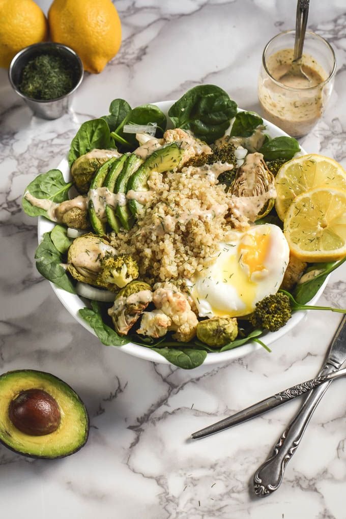 Roasted Veggie & Quinoa Salad + Tahini Lemon Sauce (4).jpg