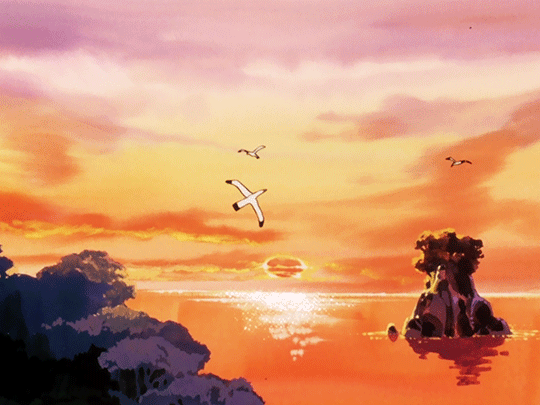 Anime Sunset GIF  Anime Sunset  Discover  Share GIFs