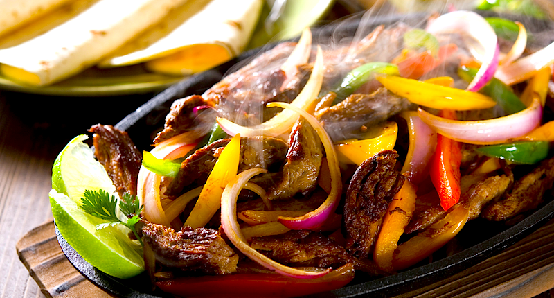 sizzling fajitas