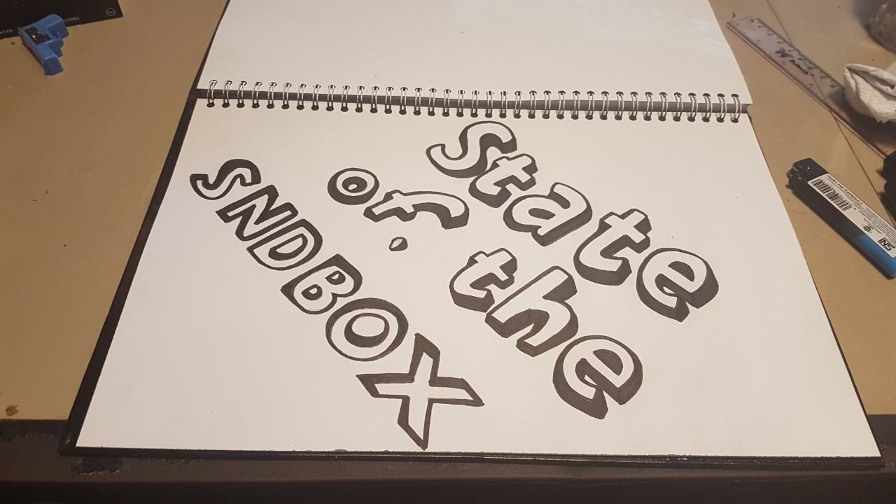 My First Trial Of Drawing State Of The Sndbox In 3D Steemit