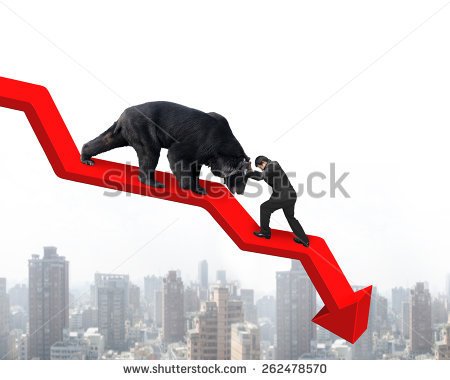 stock-photo-businessman-against-black-bear-on-red-arrow-downward-trend-line-with-sky-cityscape-background-262478570.jpg