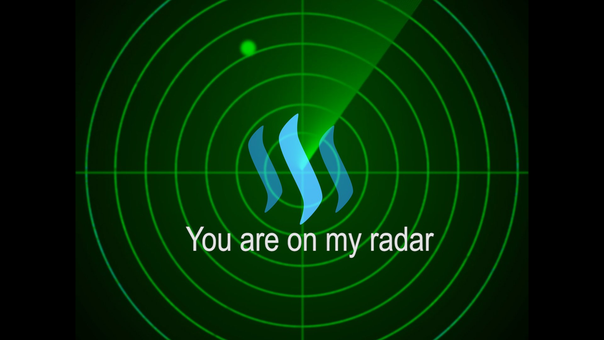 You are on my radar - Free Gif when you start following someone — Steemit