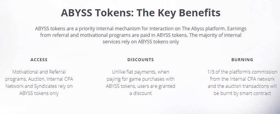 Image result for THE ABYSS ICO