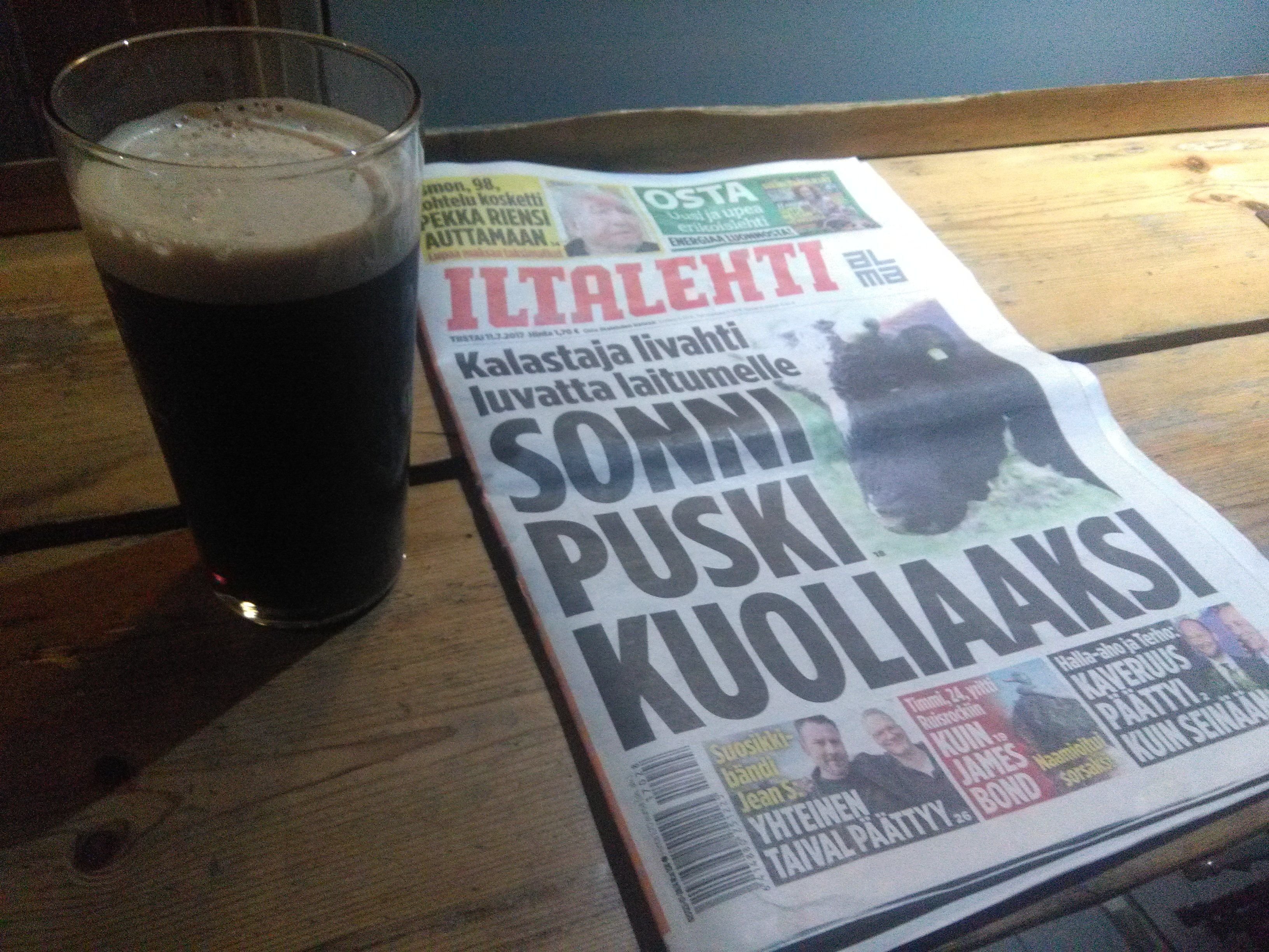 A stout and paper (16/365)