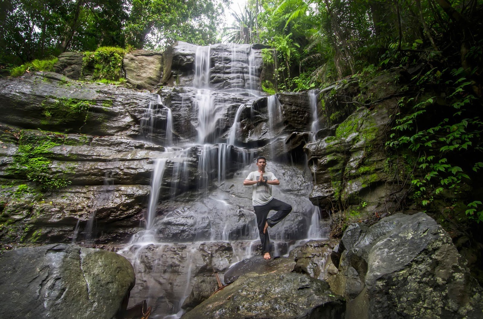 Tahura Waterfall Aceh Besar Indonesia