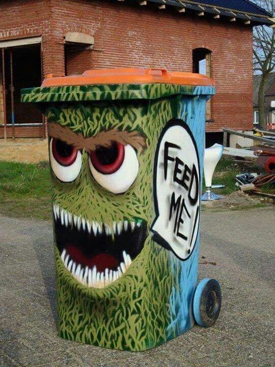 15 awesome & funny trash bin art pictures — Steemit