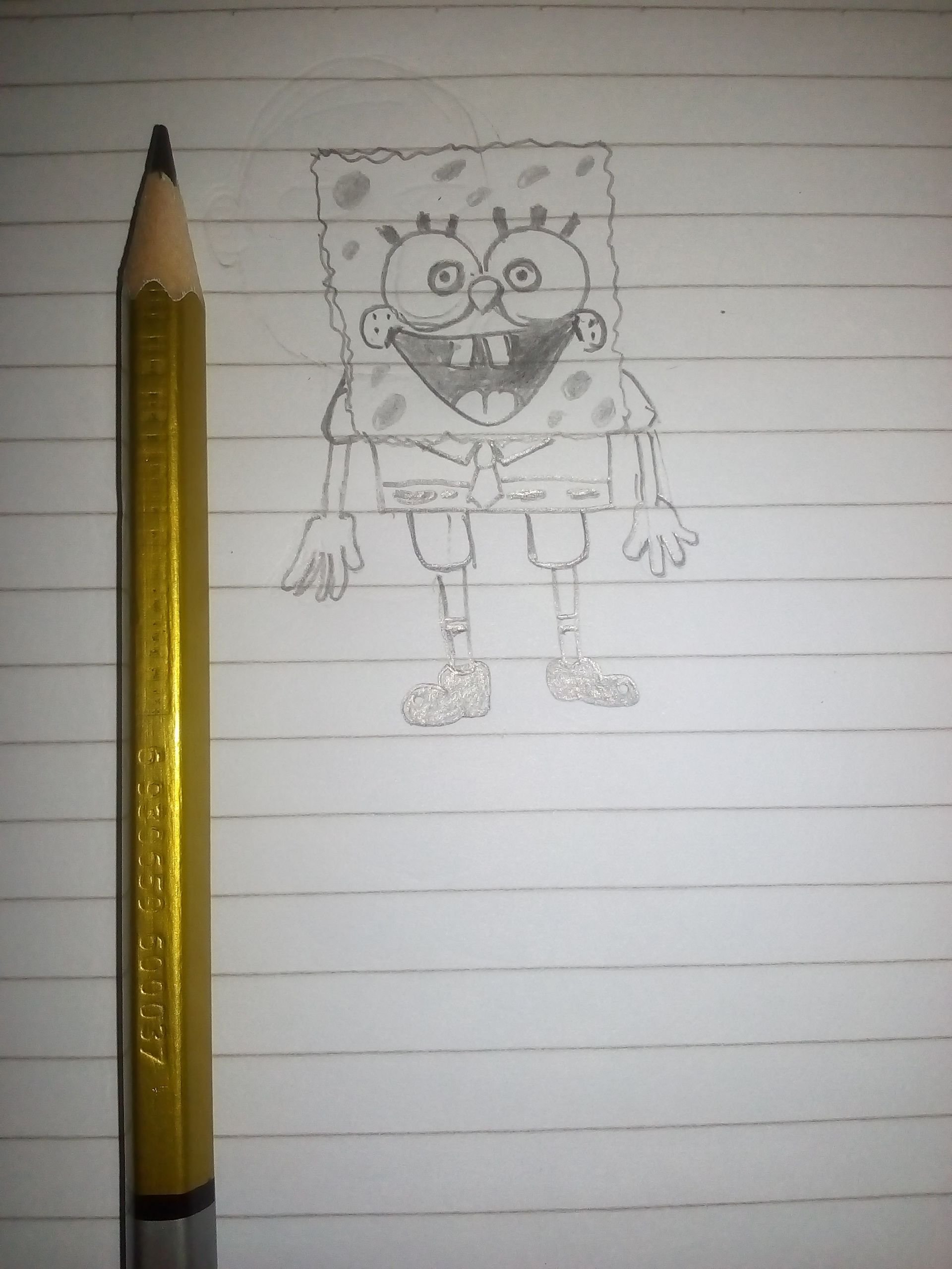 Wow 28+ Gambar Spongebob Pakai Pensil - Richa Gambar