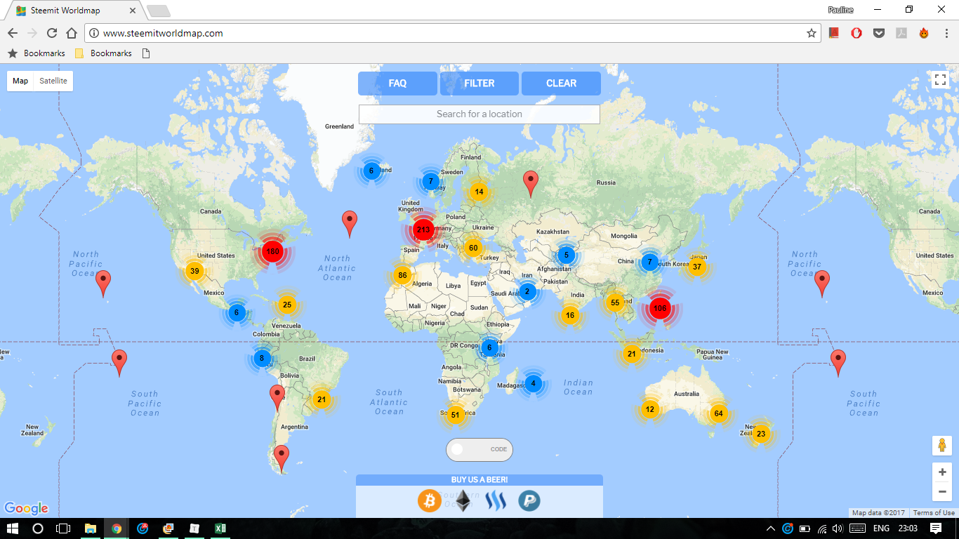 Steemit World Map