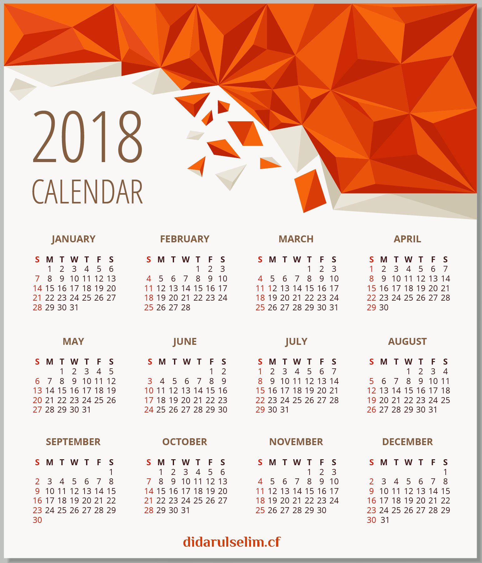 HAPPY NEW YEAR CALENDARS Do you love any calendar of 2018