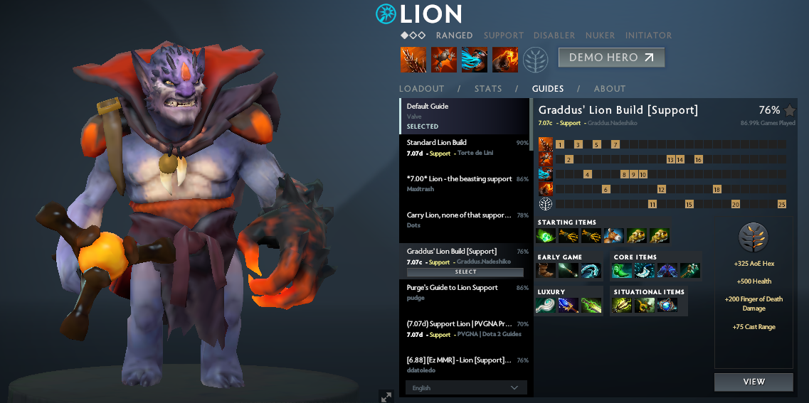 Irfan Gaming Explain About Hero Lion In Game Dota 2 Eng Ind