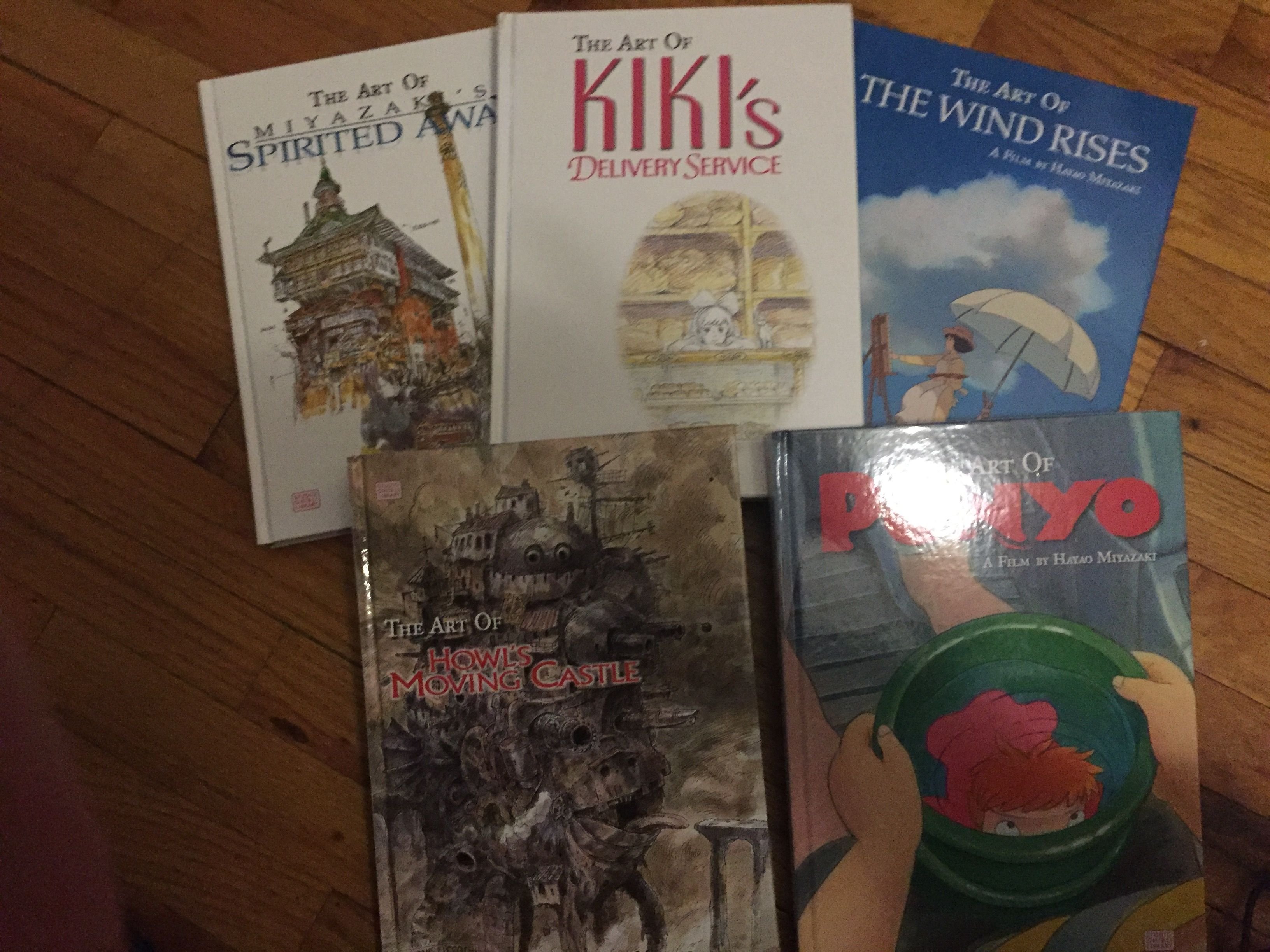 my studio ghibli art book collection pt 2 2000 2018 steemkr
