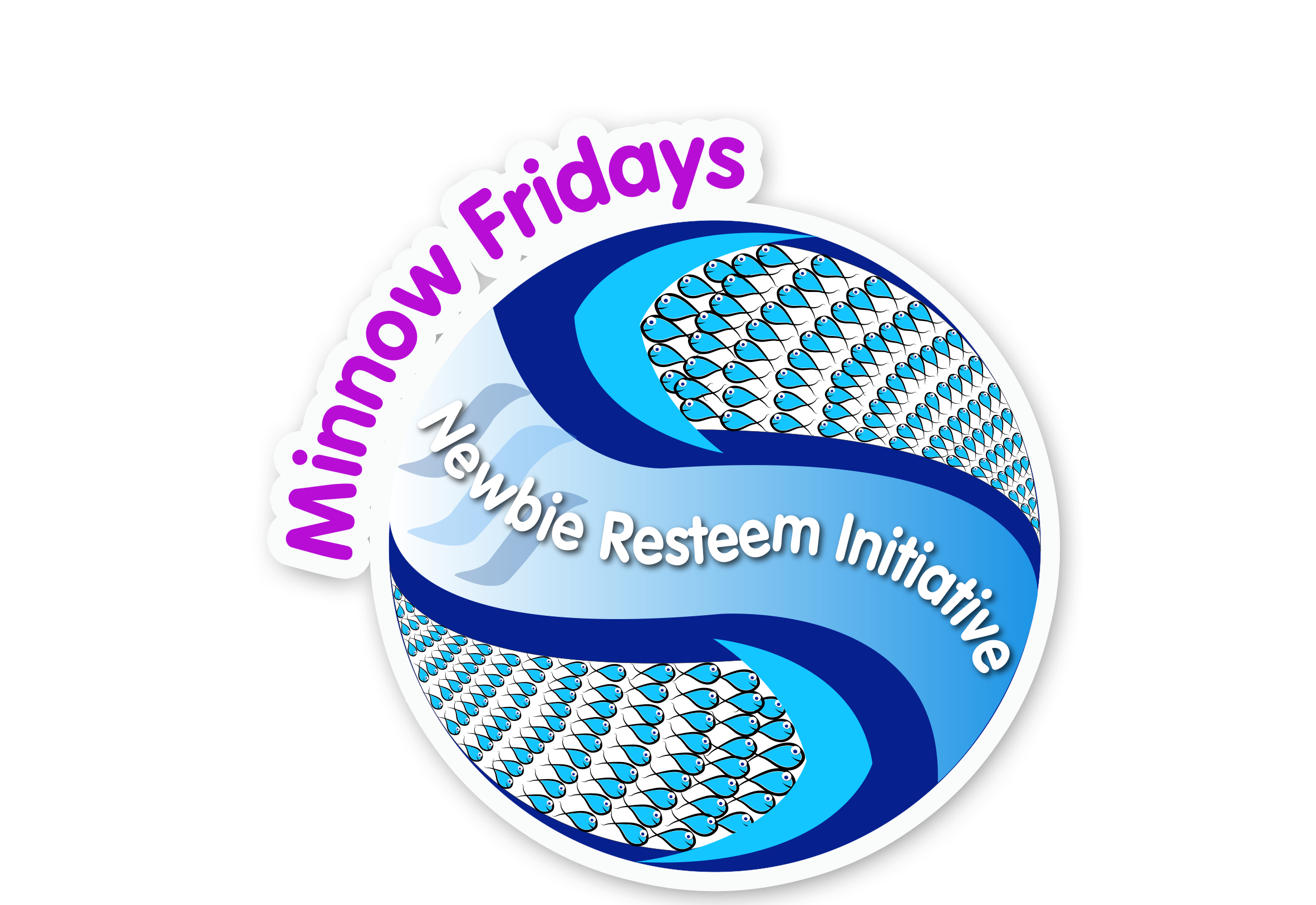 Minnow Fridays logo Strok pinky.png