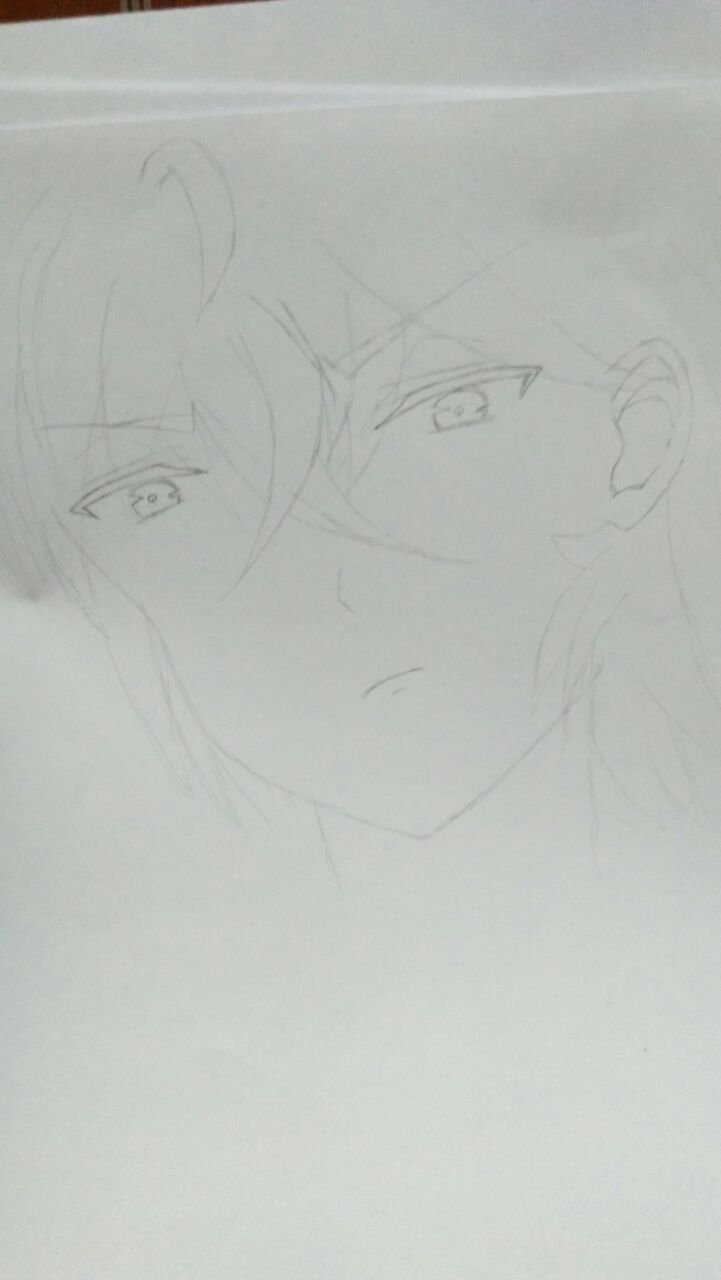 Gambar Anime Keren Hitam Putih Pensil