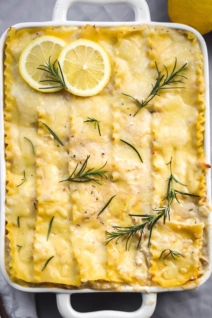 Rosemary Lemon Alfredo Chicken & Cauliflower Lasagna (10).jpg