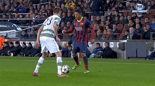 One of the best goal of neymar ever.gif