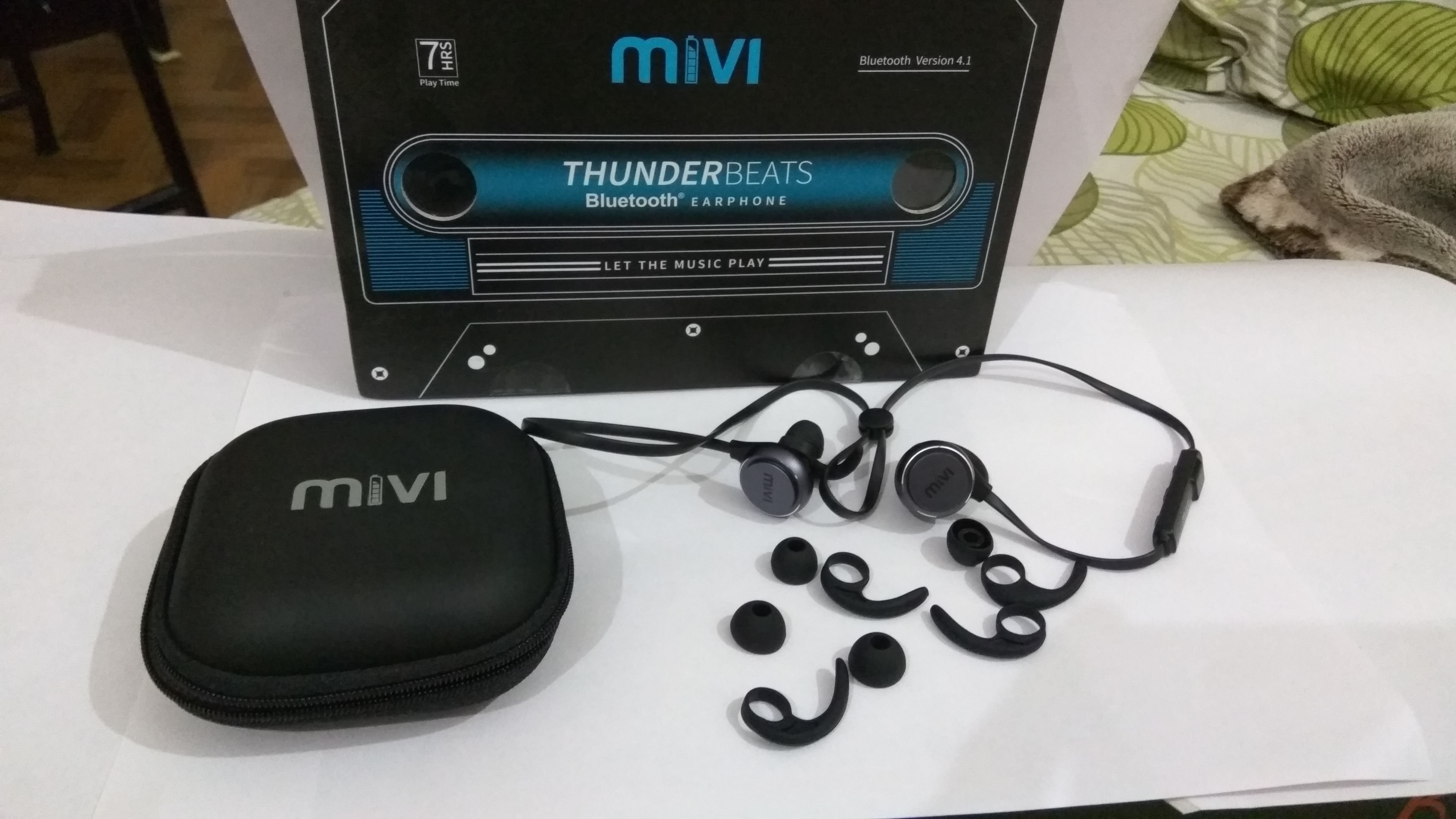 mivi thunder beats wireless bluetooth earphones review