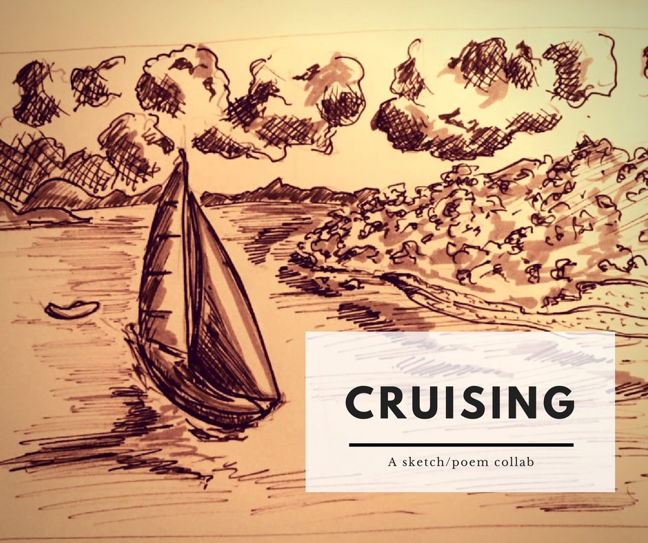 Cruising (A Zombie Bear Poetry/Sketch Collaboration)