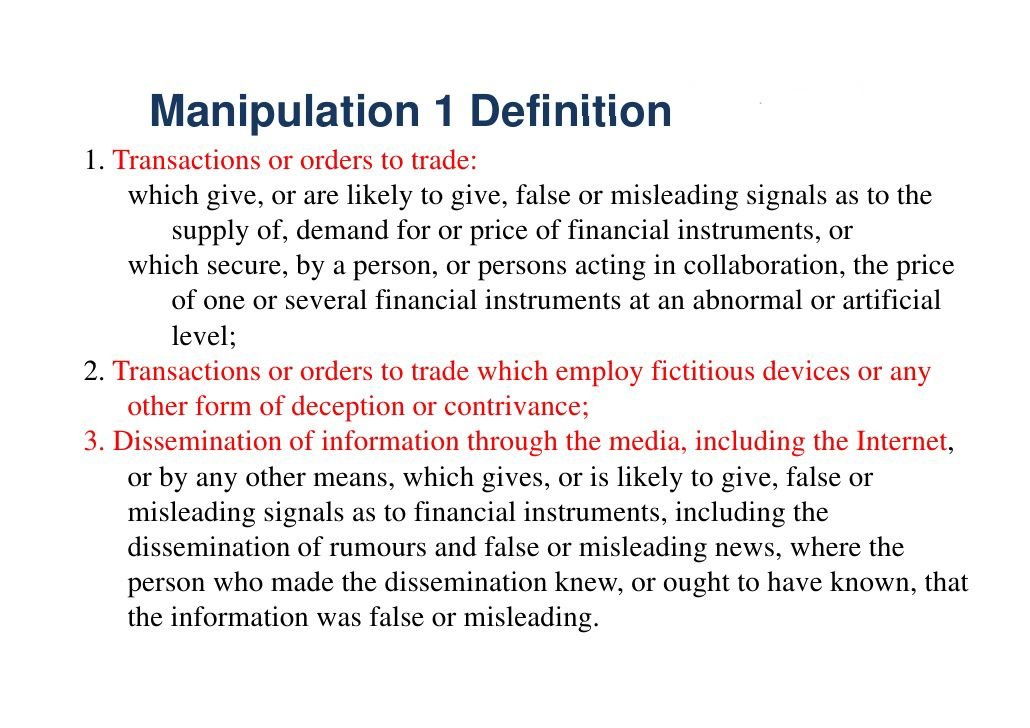 Manipulation and speculation: two sides of the same coin? — Steemit